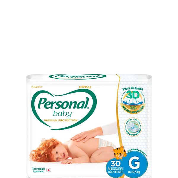 Personal Baby Premium Protection Tamanho G 30 unidades