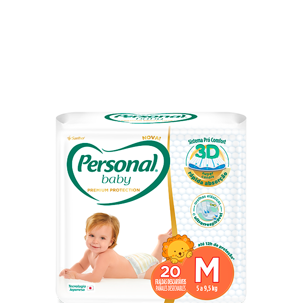 Personal Baby Premium Protection Tamanho M 20 unidades