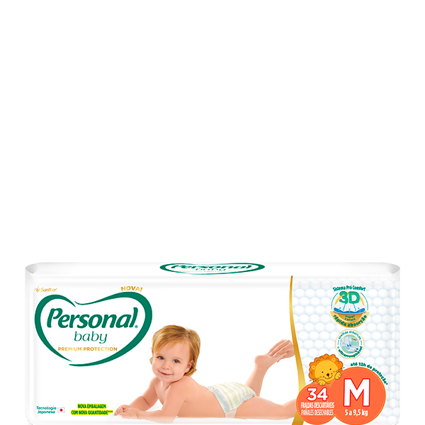 Personal Premium tamanho M 34 unidades