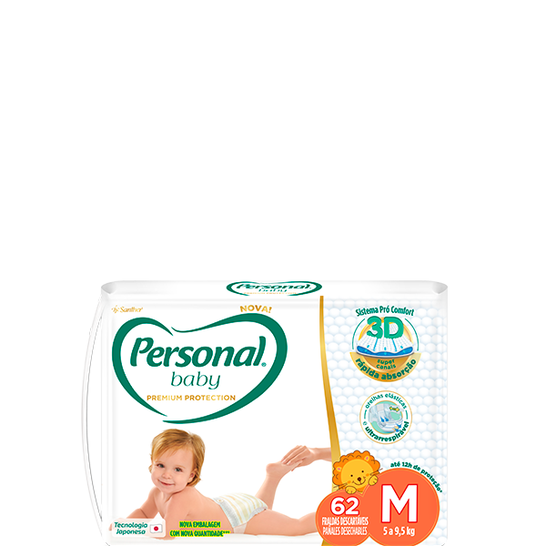 Personal Premium tamanho M 62 unidades