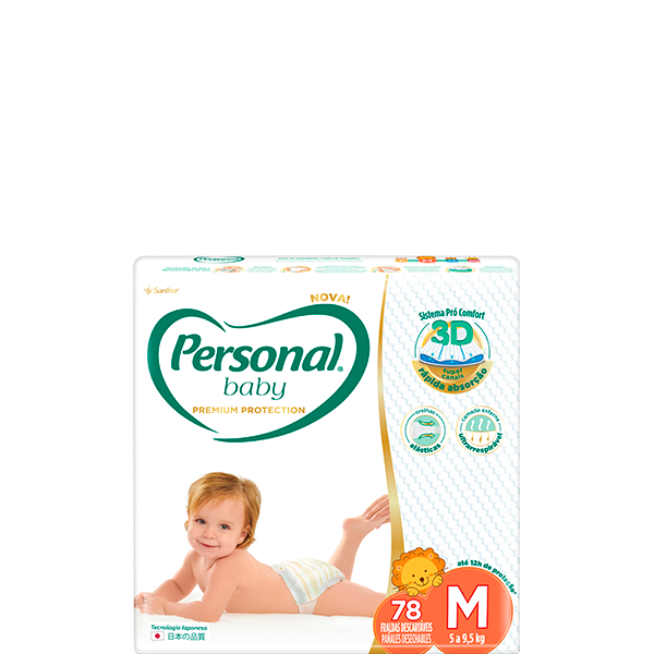 Personal Premium tamanho M 78 unidades