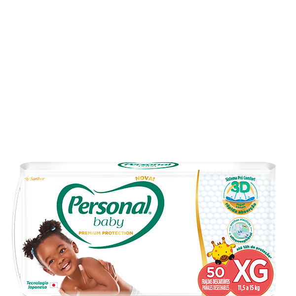 Fralda Personal Baby Premium Protection XG 24 Unidades - Drogaria Sao Paulo