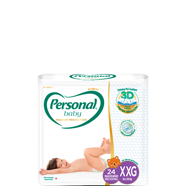 Personal Baby Premium Protection Tamanho XXG 24 unidades