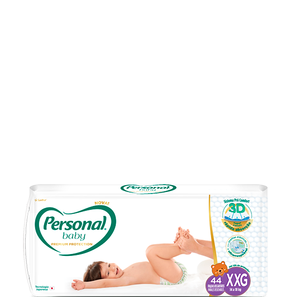 Personal Baby Premium Protection Tamanho XG 44 unidades