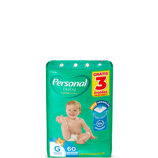 Personal Protect & Sec Tamanho G 60 unidades