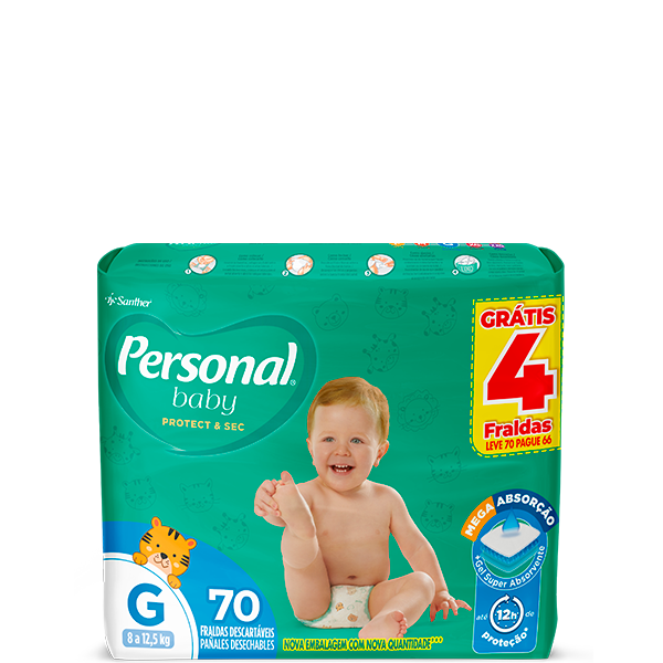 Personal Protect & Sec Tamanho G 70 unidades