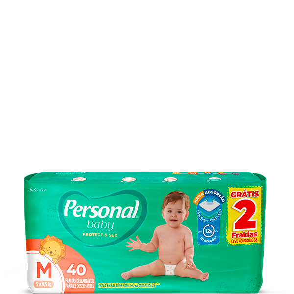 Personal Protect & Sec Tamanho M 40 unidades