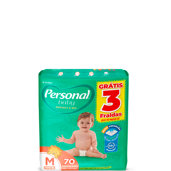 Fralda Personal Baby Premium Pants M 70 unidades - Oferta