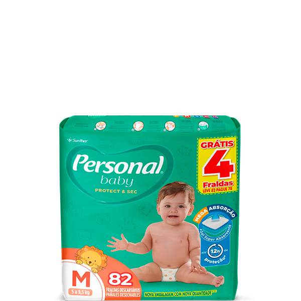 Personal Protect & Sec Tamanho M 82 unidades