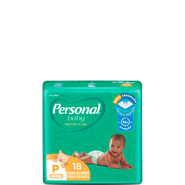 Personal Protect & Sec Tamanho P 18 unidades