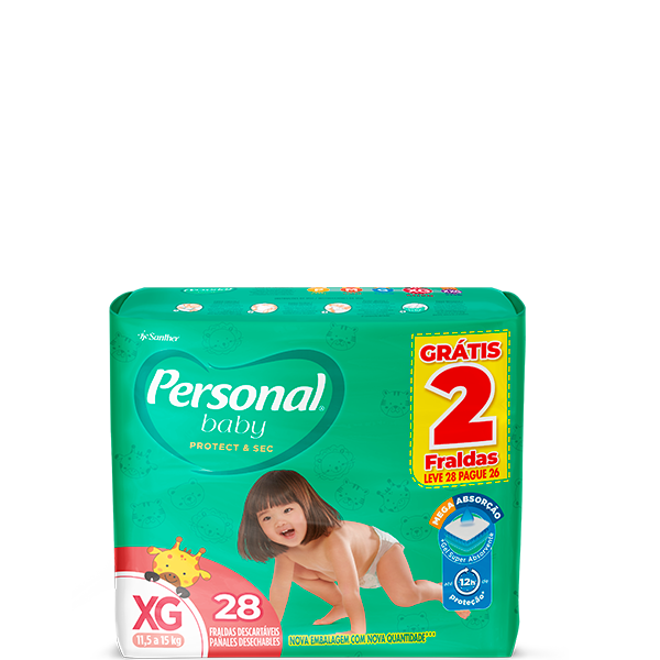 Personal tamanho XG 28 unidades